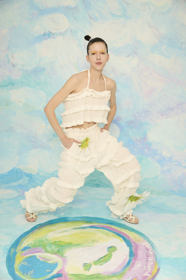 Stretch Border Bustier 詳細画像 off white 6