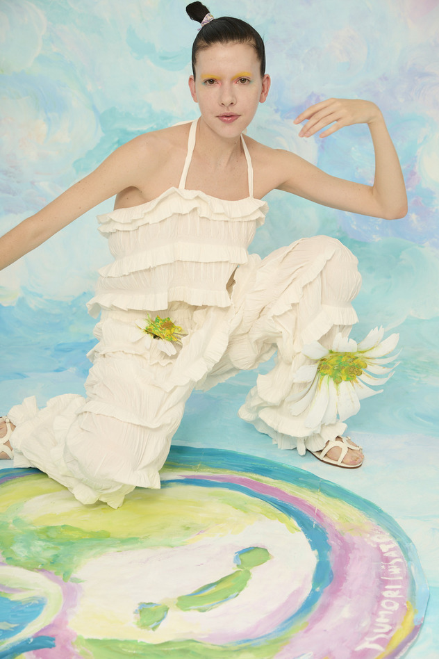 Stretch Border Bustier 詳細画像 off white 7