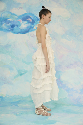 Stretch Border Dress 詳細画像