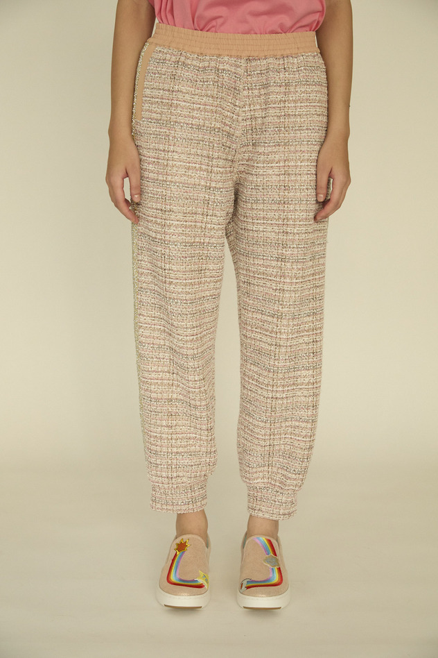 Mix Fancy Jersey Pants 詳細画像 off white 1