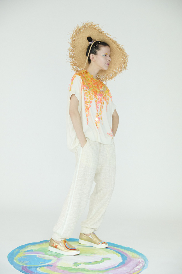 Mix Fancy Jersey Pants 詳細画像 off white 15