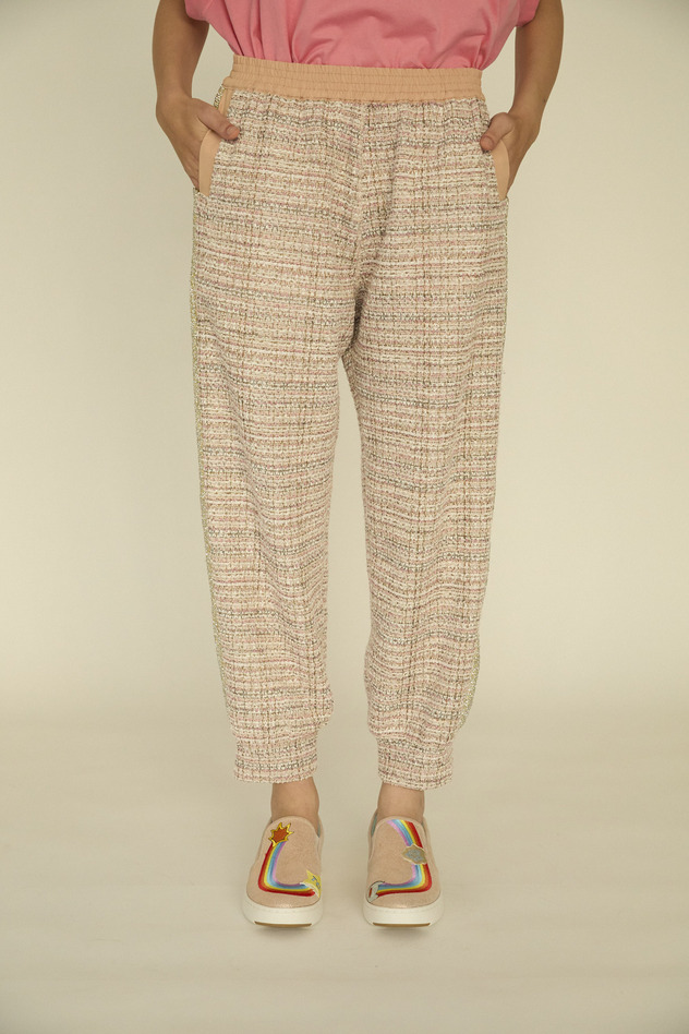 Mix Fancy Jersey Pants 詳細画像 off white 2