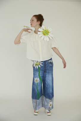 TROMPE-L'OEIL Daisy Denim Pants 詳細画像