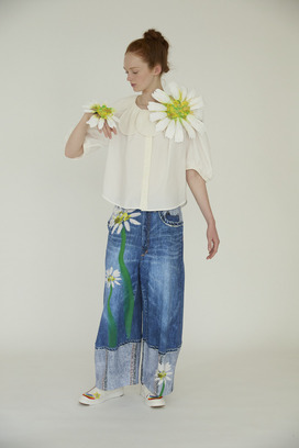 TROMPE-L'OEIL Daisy Denim Pants 詳細画像