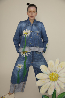 TROMPE-L'OEIL Daisy Denim Pants 詳細画像