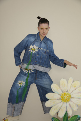 TROMPE-L'OEIL Daisy Denim Pants 詳細画像