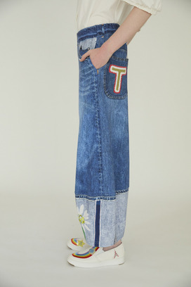 TROMPE-L'OEIL Daisy Denim Pants 詳細画像