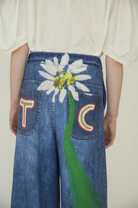 TROMPE-L'OEIL Daisy Denim Pants 詳細画像