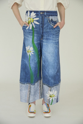 TROMPE-L'OEIL Daisy Denim Pants 詳細画像