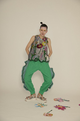 Slab Tweed Pants 詳細画像