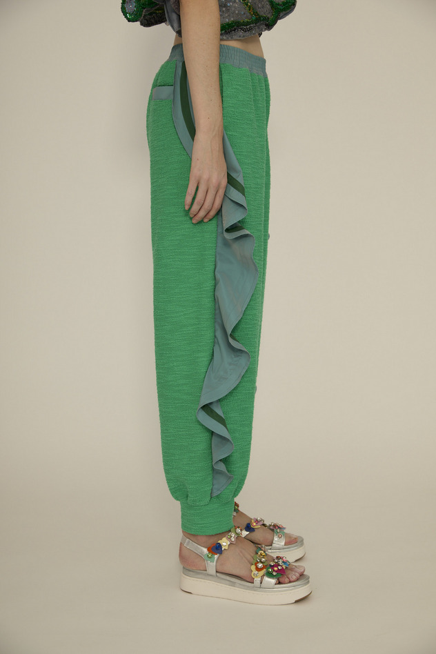 Slab Tweed Pants 詳細画像 green 10