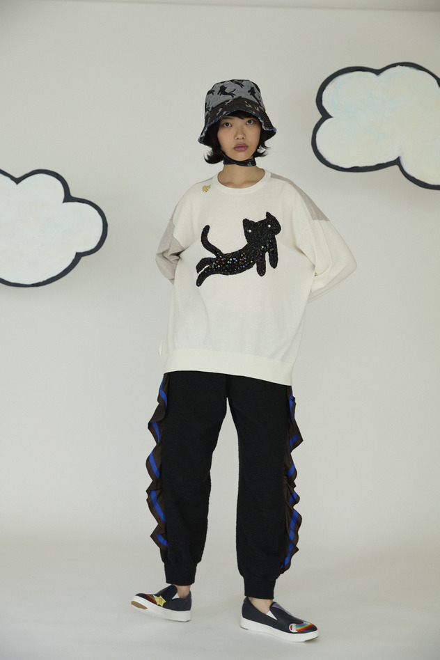 Slab Tweed Pants 詳細画像 green 27