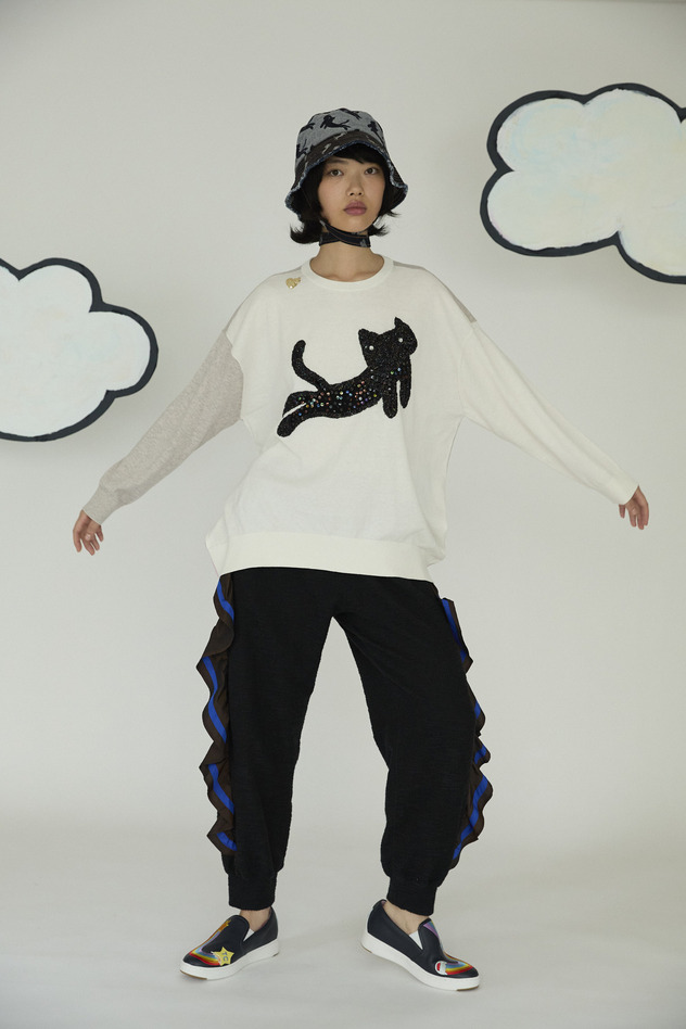 Slab Tweed Pants 詳細画像 green 28