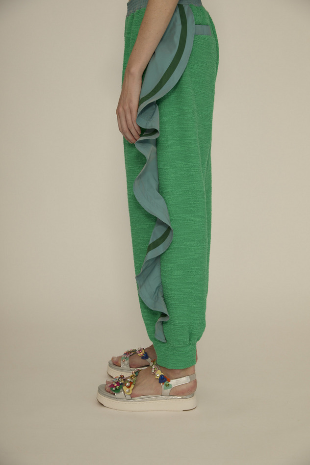 Slab Tweed Pants 詳細画像 green 3