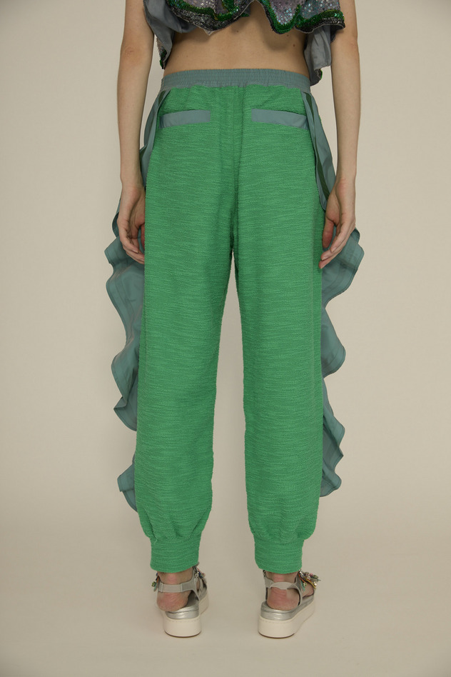 Slab Tweed Pants 詳細画像 green 7
