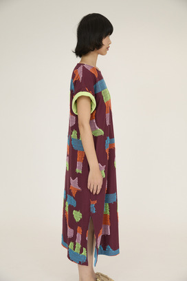TC Colorful Cat JQ Dress 詳細画像