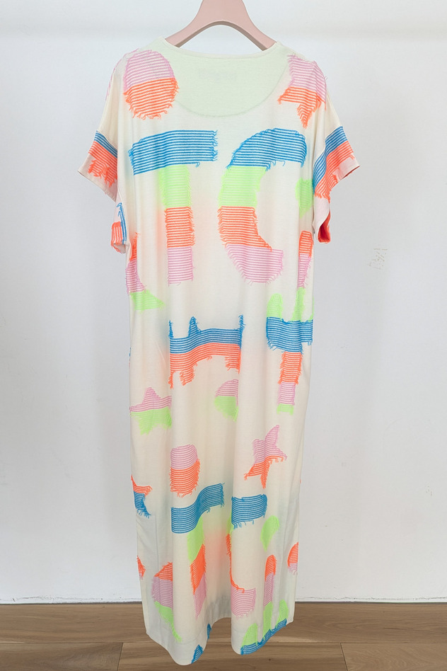 TC Colorful Cat JQ Dress 詳細画像 off white 11