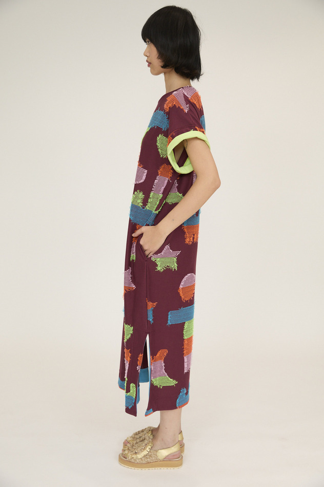 TC Colorful Cat JQ Dress 詳細画像 off white 3