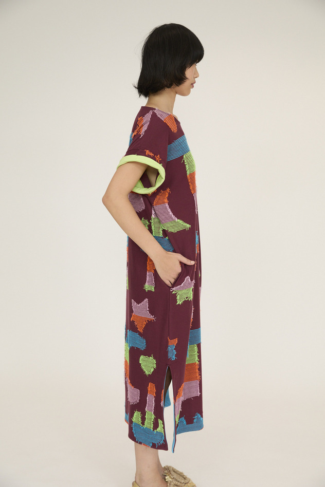 TC Colorful Cat JQ Dress 詳細画像 off white 7