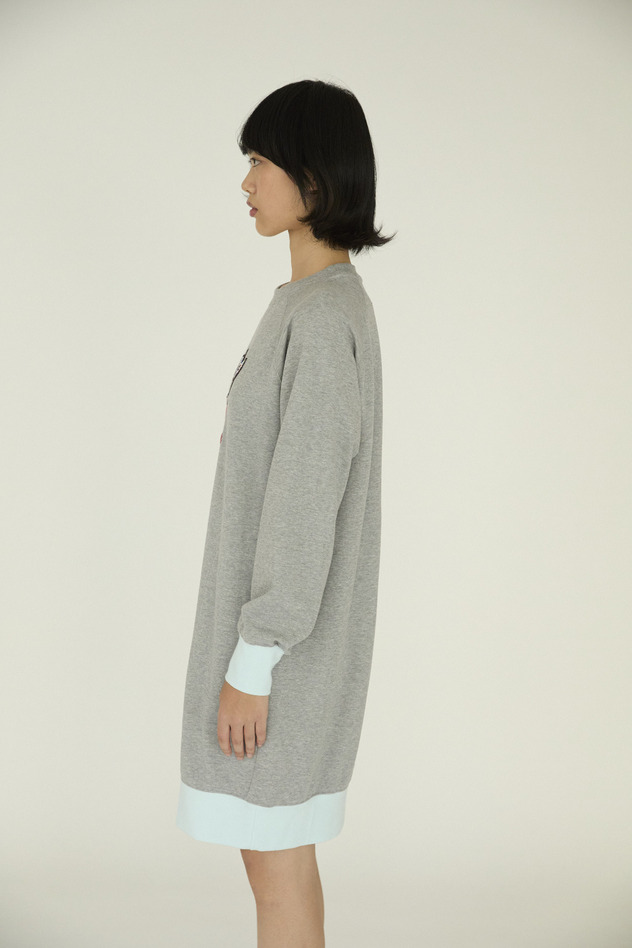 Flying Angel Cat Urake Dress 詳細画像 gray 3