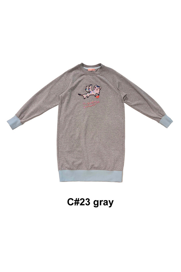 Flying Angel Cat Urake Dress 詳細画像 gray 1