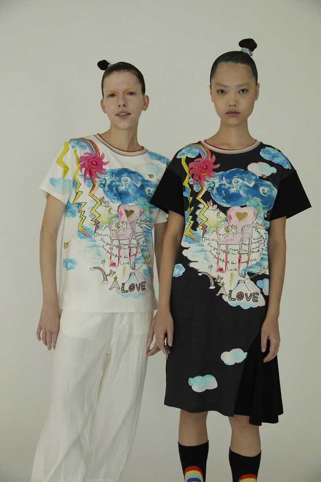 Cat's Chair T Dress 詳細画像 off white 11