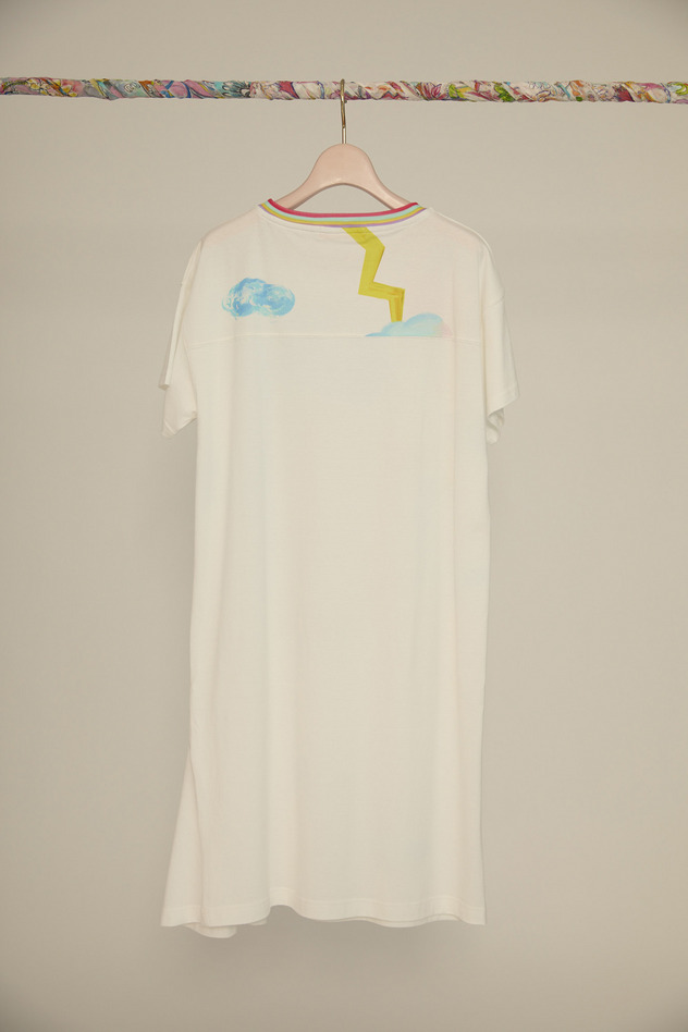 Cat's Chair T Dress 詳細画像 off white 2