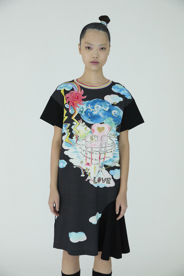 Cat's Chair T Dress 詳細画像 black 1