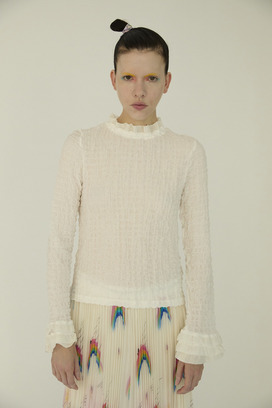 Shrink Lace	 Long sleeve 詳細画像