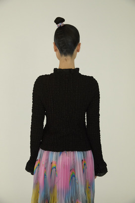 Shrink Lace	 Long sleeve 詳細画像