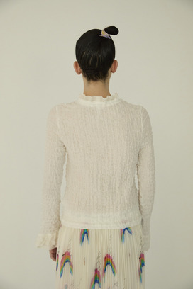 Shrink Lace	 Long sleeve 詳細画像