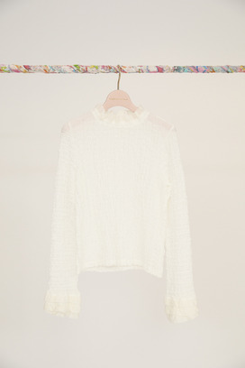 Shrink Lace	 Long sleeve 詳細画像