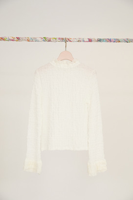 Shrink Lace	 Long sleeve 詳細画像