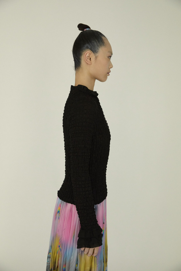 Shrink Lace	 Long sleeve 詳細画像 off white 12
