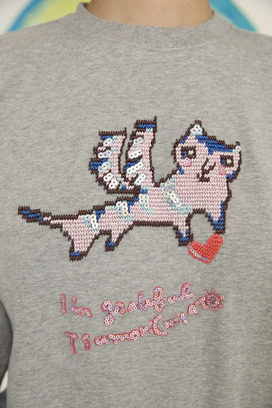 Flying Angel Cat Urake Tops 詳細画像