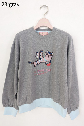 Flying Angel Cat Urake Tops 詳細画像