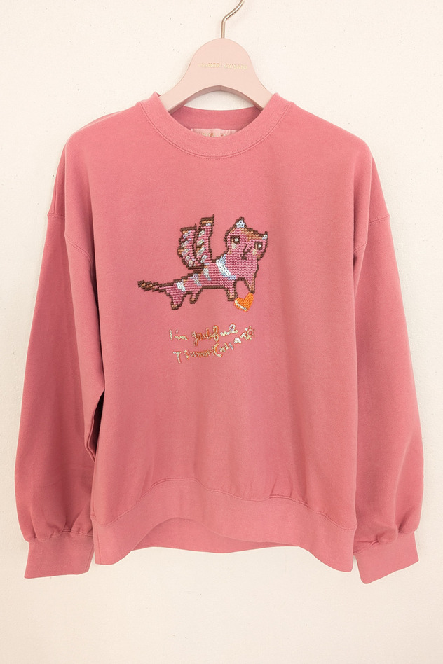 Flying Angel Cat Urake Tops 詳細画像 off white 8