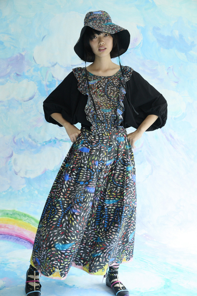 Dancing Fish Parade Jersey Long sleeve 詳細画像 blue&times;blue 11