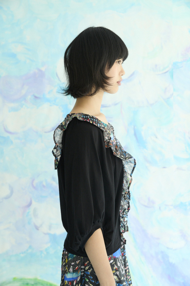 Dancing Fish Parade Jersey Long sleeve 詳細画像 blue&times;blue 4