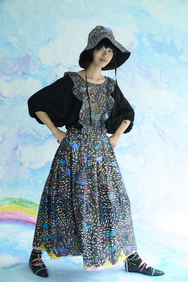 Dancing Fish Parade Jersey Long sleeve 詳細画像 blue&times;blue 5