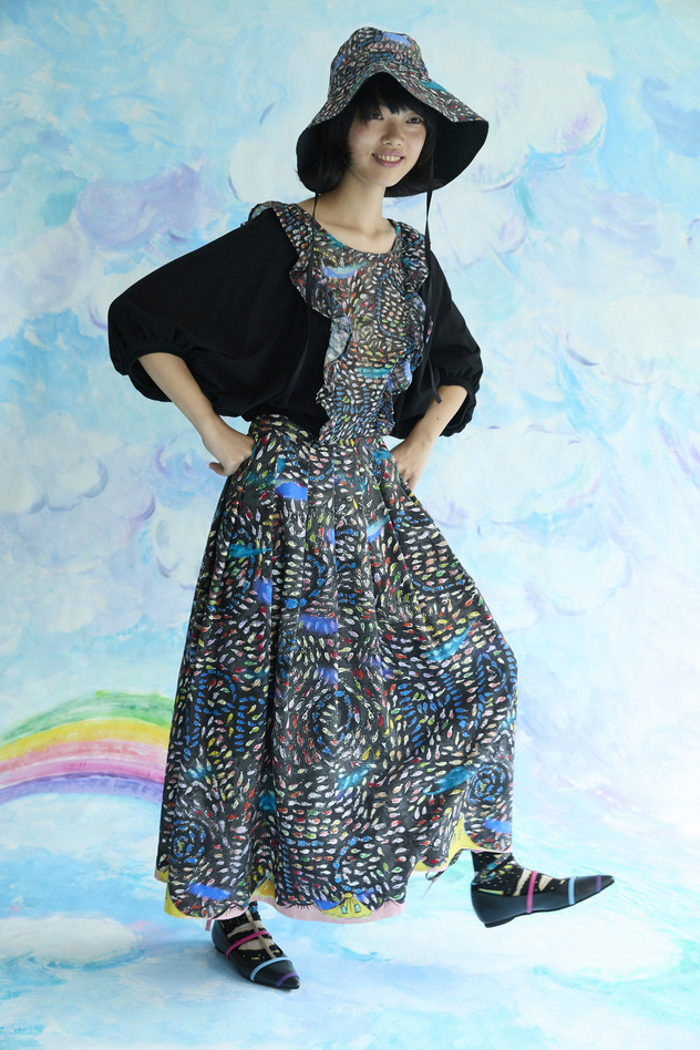 Dancing Fish Parade Jersey Long sleeve 詳細画像 blue&times;blue 6