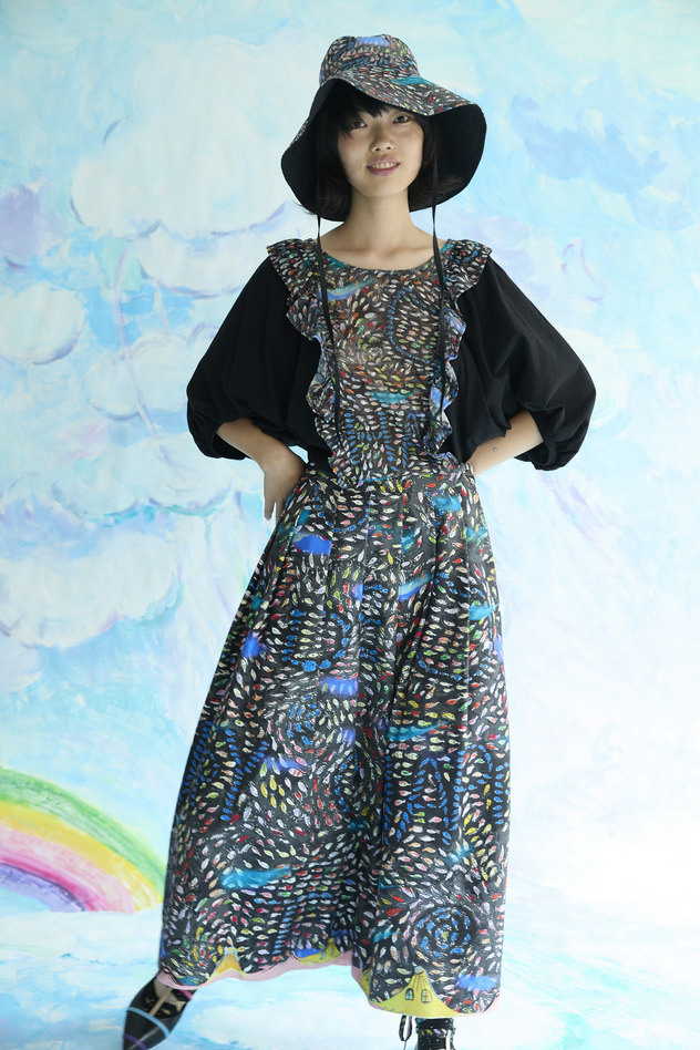 Dancing Fish Parade Jersey Long sleeve 詳細画像 blue&times;blue 8