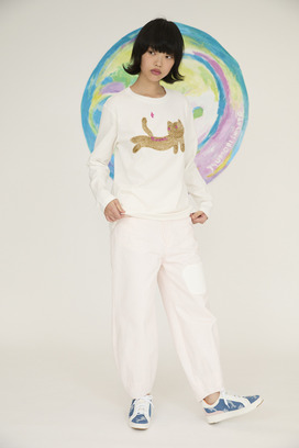 Fluffy Cat T T-shirt 詳細画像