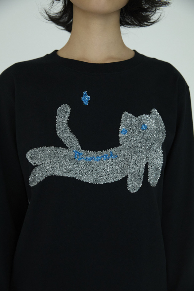 Fluffy Cat T T-shirt 詳細画像 off white 10