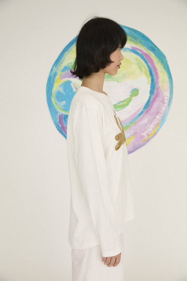 Fluffy Cat T T-shirt 詳細画像 off white 4