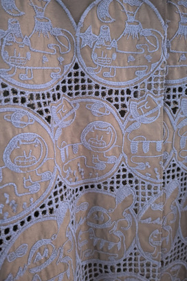 Cosmic Cats Cotton Cardigan 詳細画像