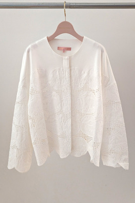 Cosmic Cats Cotton Cardigan 詳細画像