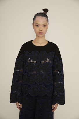 Cosmic Cats Cotton Cardigan 詳細画像