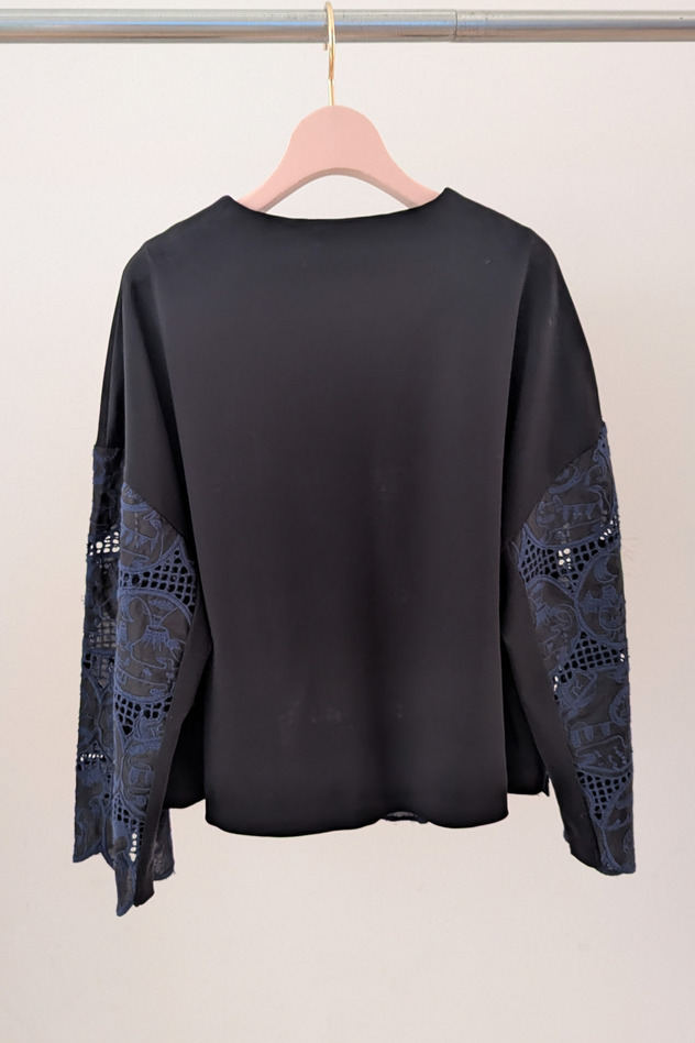 Cosmic Cats Cotton Cardigan 詳細画像 off white 14