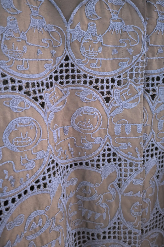 Cosmic Cats Cotton Cardigan 詳細画像 off white 15